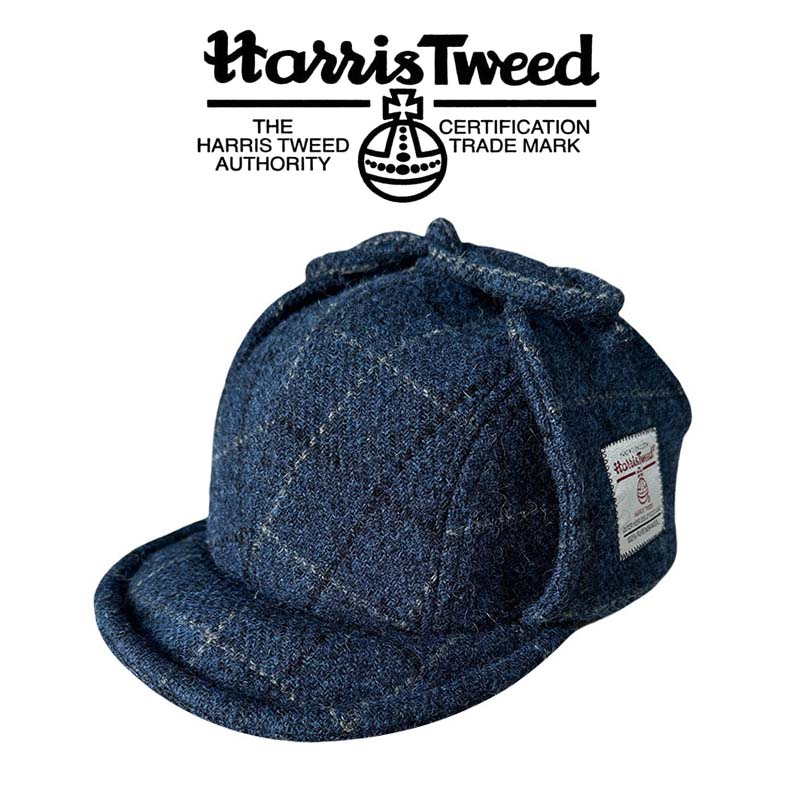 Trapper Hat Ear Flap - Heren Dames Harris Tweed Trapper Aviator