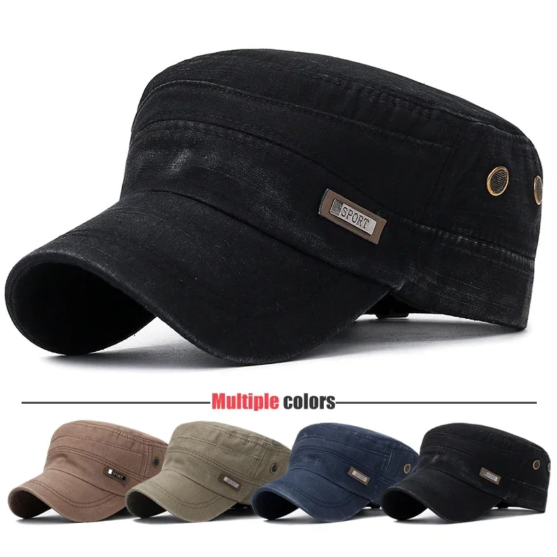 Snapback Hat Flat - Militaire Cadet Platte Pet Mode Kleding