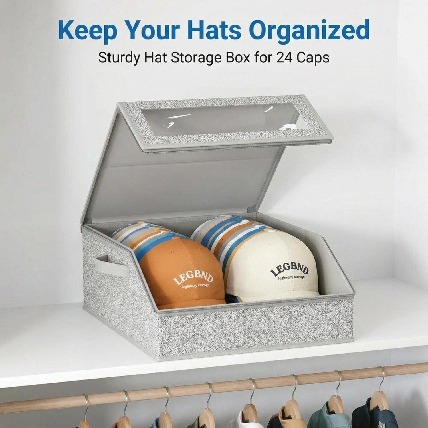 Opbergdoos voor hoeden met gro - Baseball Cap Structured recensie en prijs