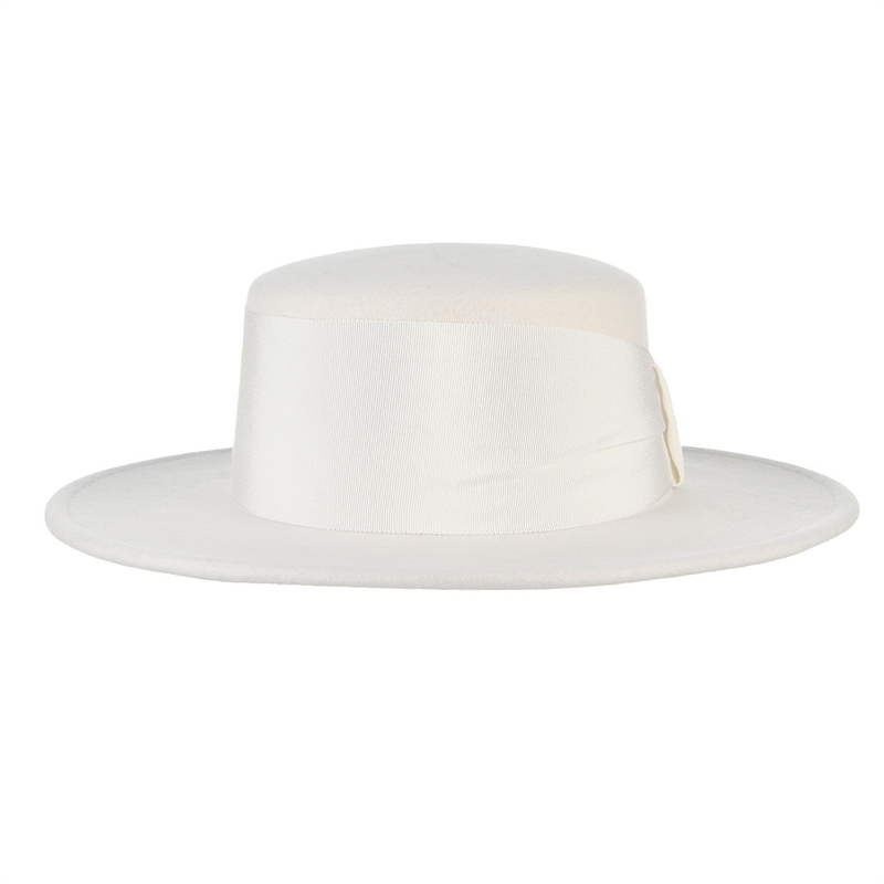 100% wollen witte herfst-winte - Fedora Hat Wool recensie en prijs