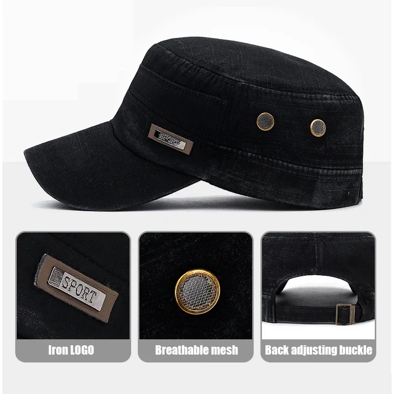 Militaire Cadet Platte Pet Mod - Snapback Hat Flat recensie en prijs