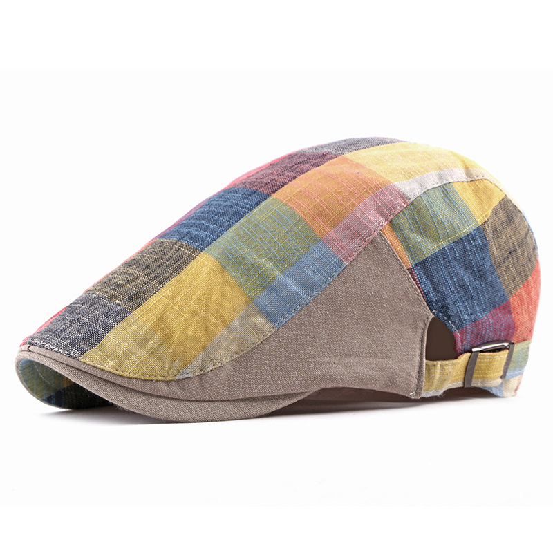 Unisex katoenen geruite newsbo - Newsboy Cap Ivy recensie en prijs