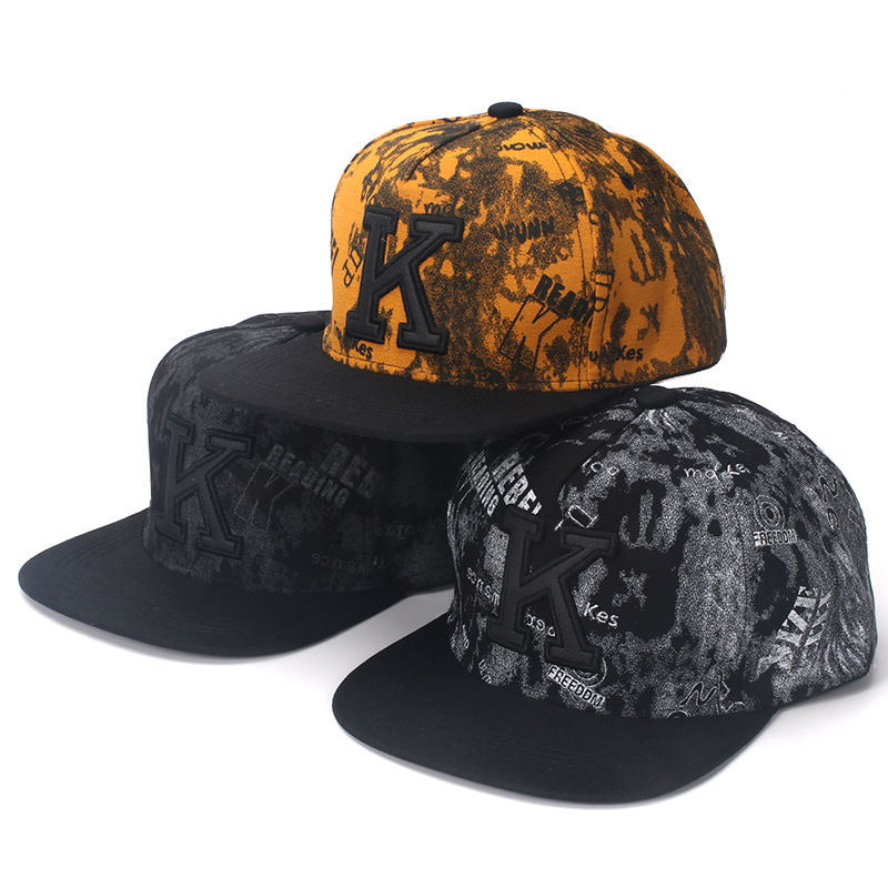 K Letter Hiphop Baseball Caps  - Snapback Hat Flat recensie en prijs